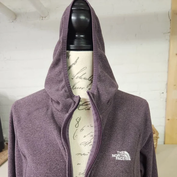 Northface Purple Fleece Zip Up XL - Picture 2 of 7